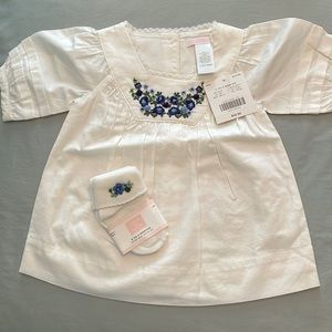 Janie and Jack top and socks